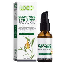 Aceite facial de árbol de té OEM para reducir arrugas, manchas oscuras